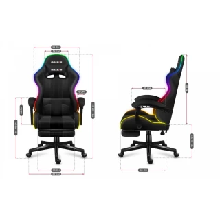 Huzaro Force 4.7 RGB Mesh Gaming stolica
