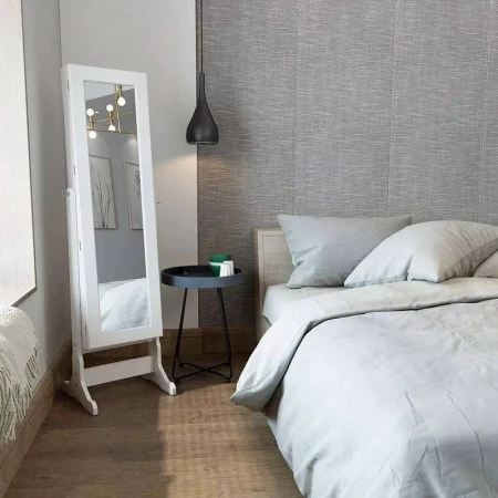 Ormar za Šminku sa Ogledalom i LED Osvetljenjem 156x41x37