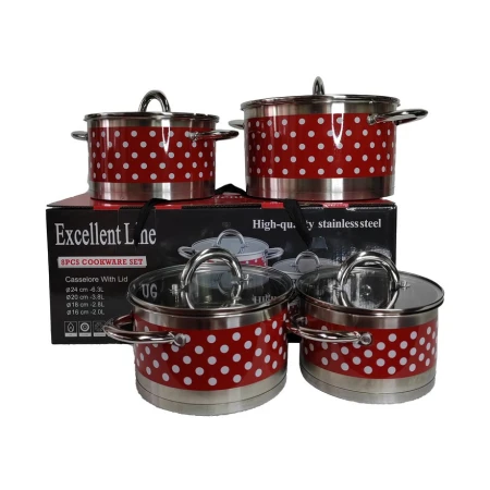 Excellent Line Jumbo Set Lonci 8 delova EL-8BVS