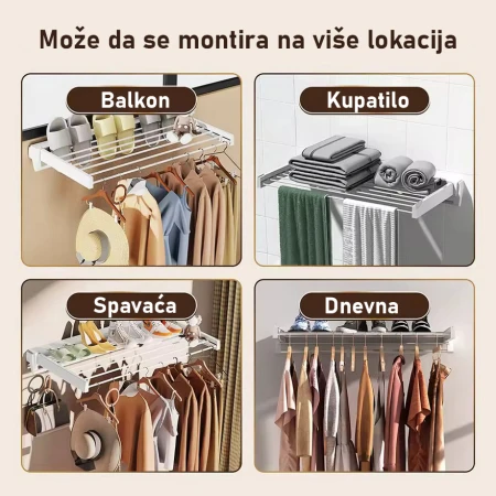 SuperHome Sklopiva Sušilica za Veš WS-D6