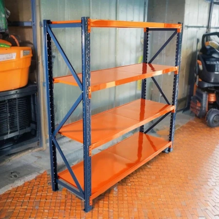 SuperHome 200x200x60cm 4x200kg Potpuno Metalna Montažna Polica