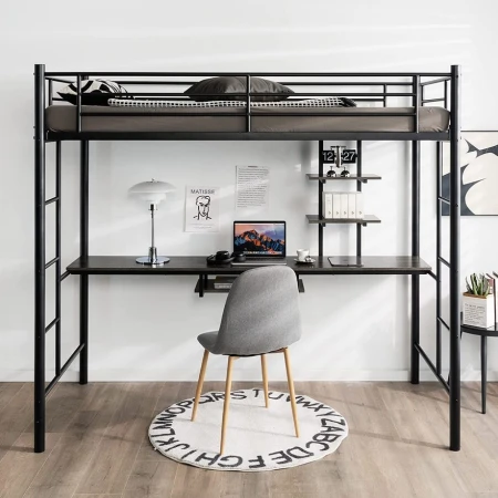 Izdignuti krevet sa radnim stolom 200x90x180cm