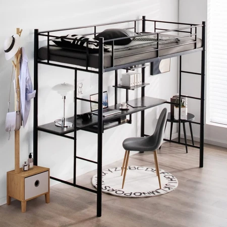 Izdignuti krevet sa radnim stolom 200x90x180cm