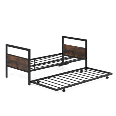Metalni krevet samac sa pomoćnim krevetom 200x90cm