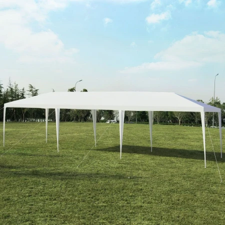 Paviljon za zabave 9x3m bez stranica Beli