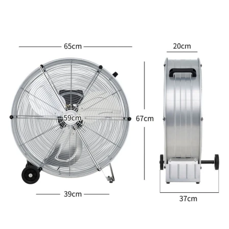 Podni ventilator 65cm 180w