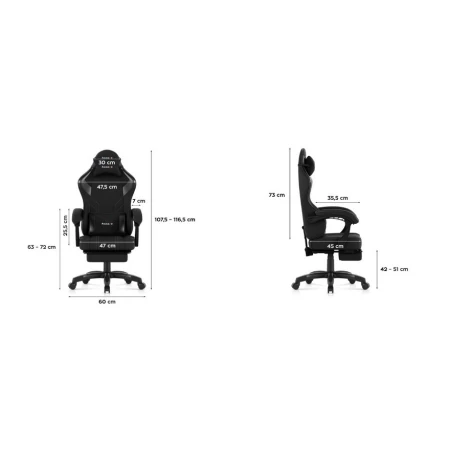Huzaro Force 3.7 Carbon Gaming stolica