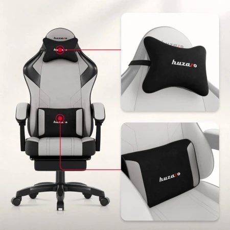 Huzaro Force 3.7 Siva Gaming stolica