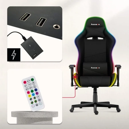 Huzaro Force 6.2 RGB Mesh Gaming stolica