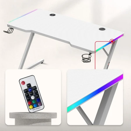 Huzaro Hero 2.5 RGB Beli Gaming sto