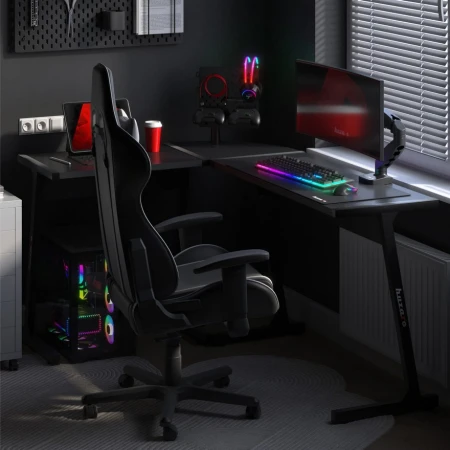 Huzaro Hero 6 Crni Ugaoni Gaming sto