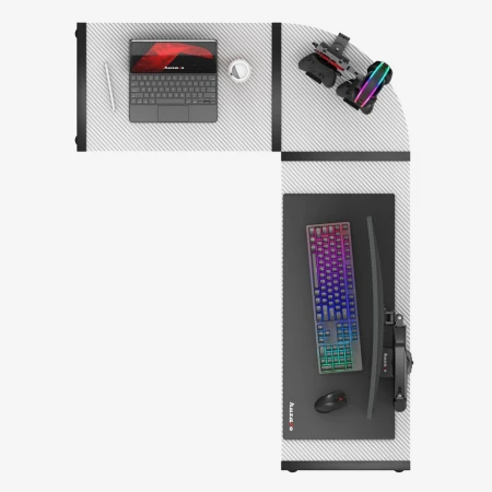 Huzaro Hero 6 Beli Ugaoni Gaming sto