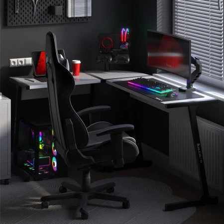 Huzaro Hero 6 Beli Ugaoni Gaming sto