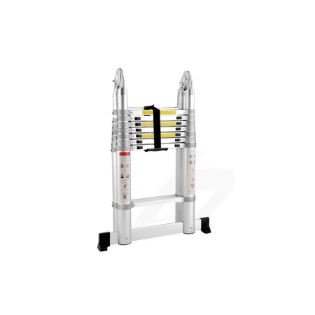 SuperStep Duple FULL Aluminijumske Teleskopske Merdevine 2,5+2,5m