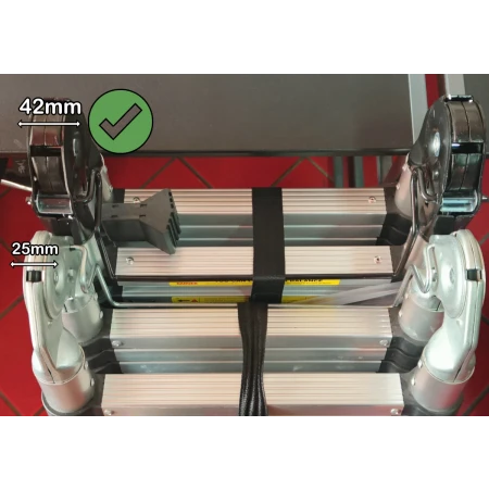 SuperStep Duple Aluminijumske Teleskopske Merdevine 2,8+2,8 XL