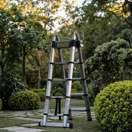 SuperStep Duple Aluminijumske Teleskopske Merdevine 2,5+2,5 XL
