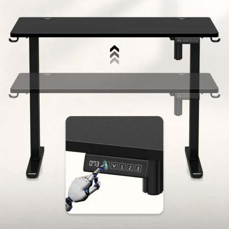 Huzaro Hero 7.9 Crni Električni podesivi sto