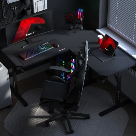 Huzaro Hero 7.3 Crni Podesivi sto 140x60cm