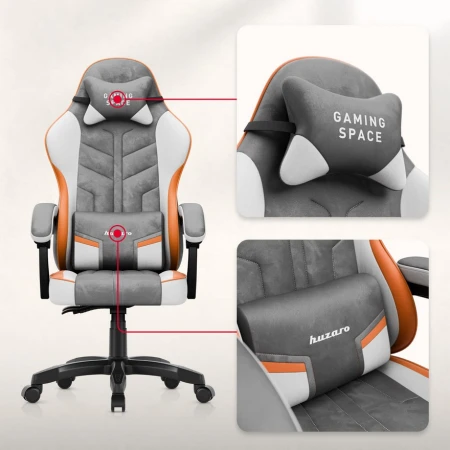 Huzaro Force 2.7 Siva Gaming stolica