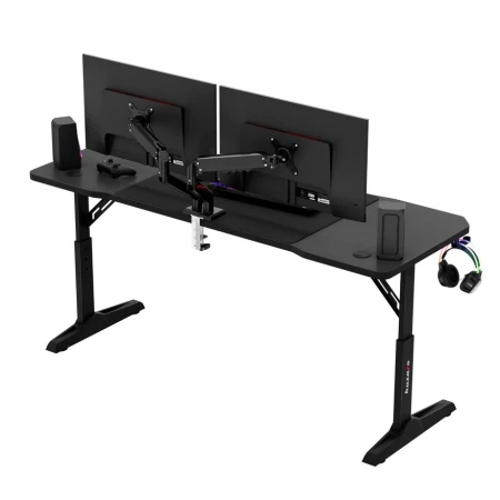 Huzaro Hero 4.6 Crni Podesivi Gaming sto 160x60cm