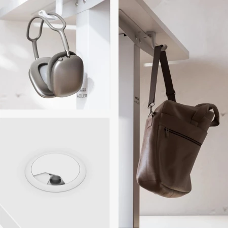 Mark Adler Leader 6.9 Beli Električni podesivi sto 120x60cm