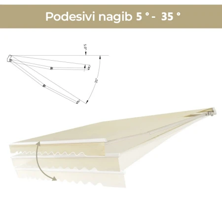 Tenda 360x300cm Bež