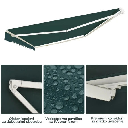 Tenda 360x300cm Zelena