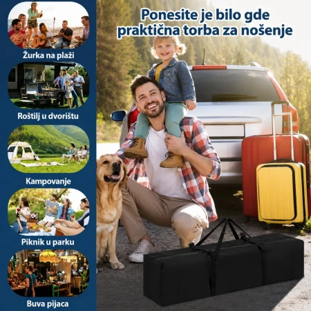 Venturo Garden 3x3m Sivi Paviljon sa mehanizmom
